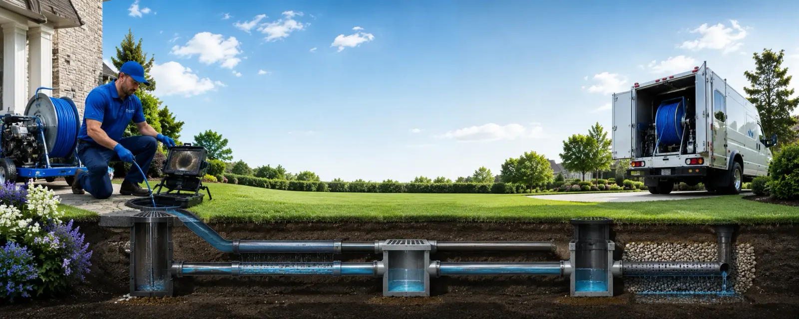 Outdoor drain cleaning information for Danville, IL